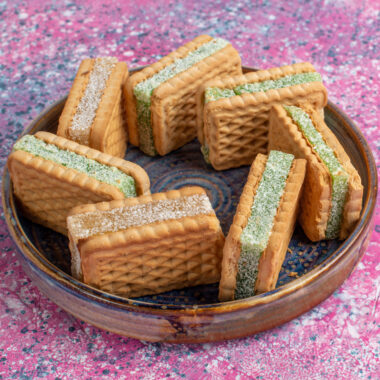 Rainbow Bliss Ice Cream Sandwiches