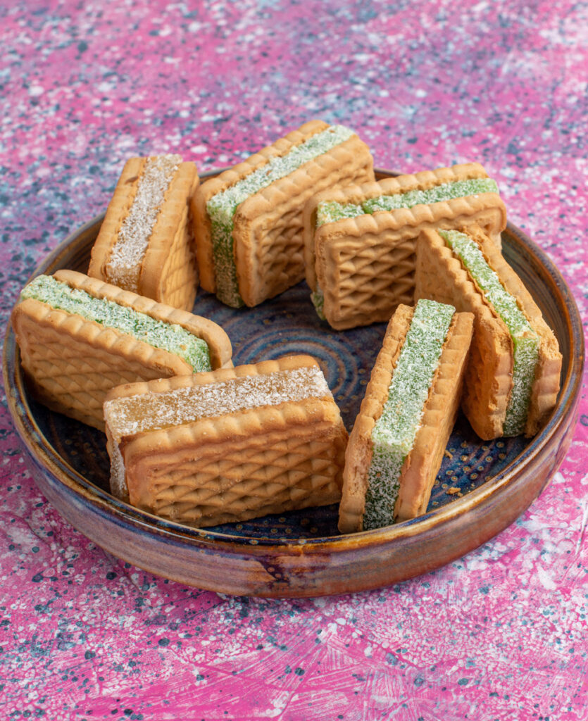 Rainbow Bliss Ice Cream Sandwiches