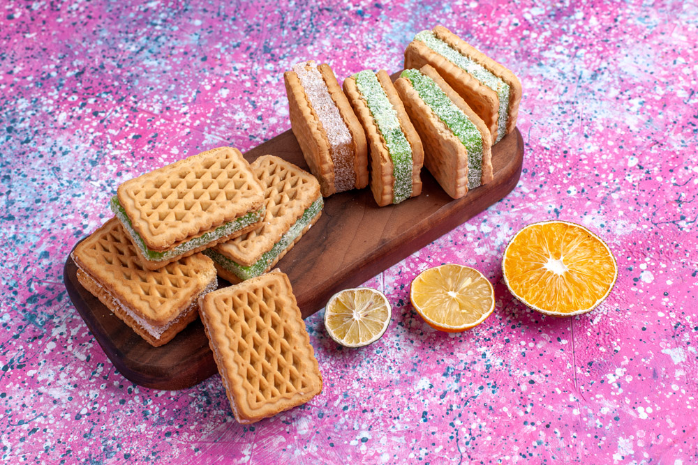 Rainbow Bliss Ice Cream Sandwiches