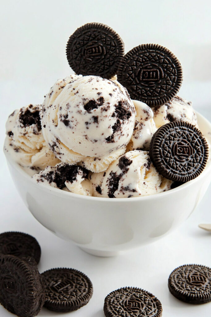 Serving Cuisinart Oreo Cookie Ice Cream