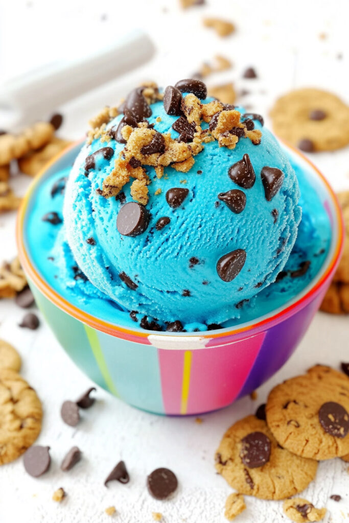 Serving Ideas Ninja Creami Cookie Monster Ice Cream