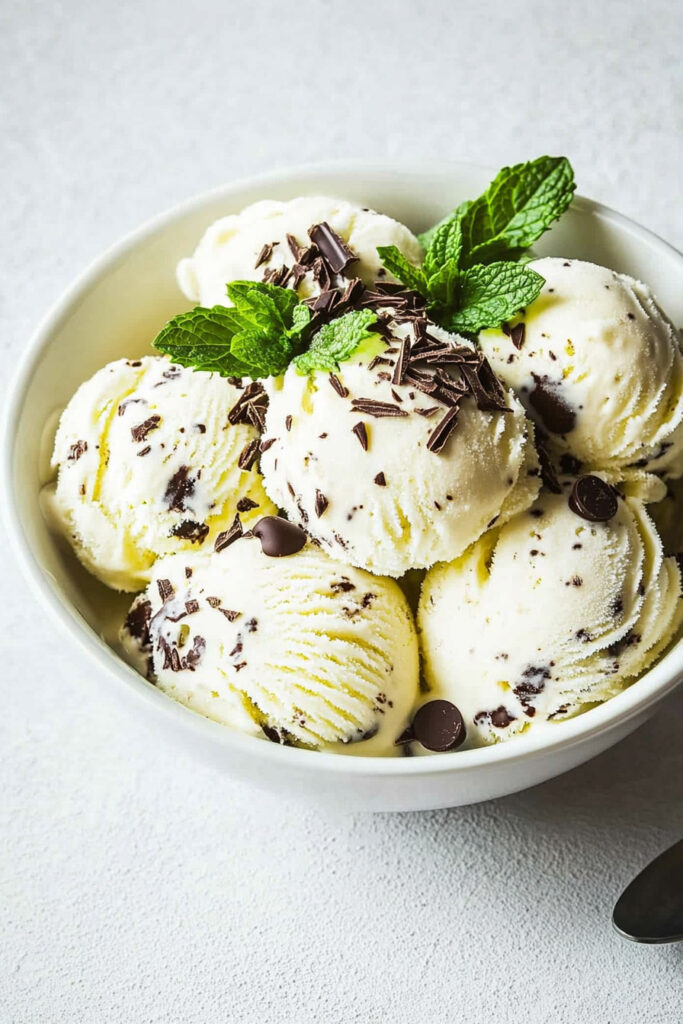 Serving Tips Cuisinart Mint Chocolate Chip Ice Cream