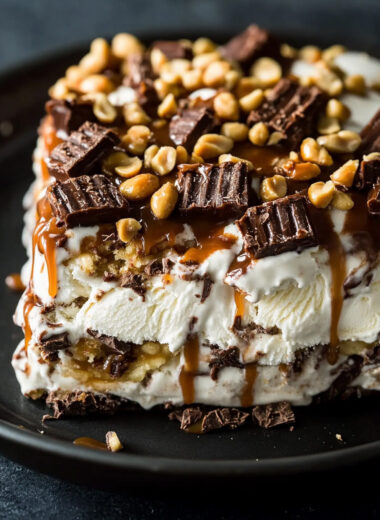 Snickers Ice Cream Cake