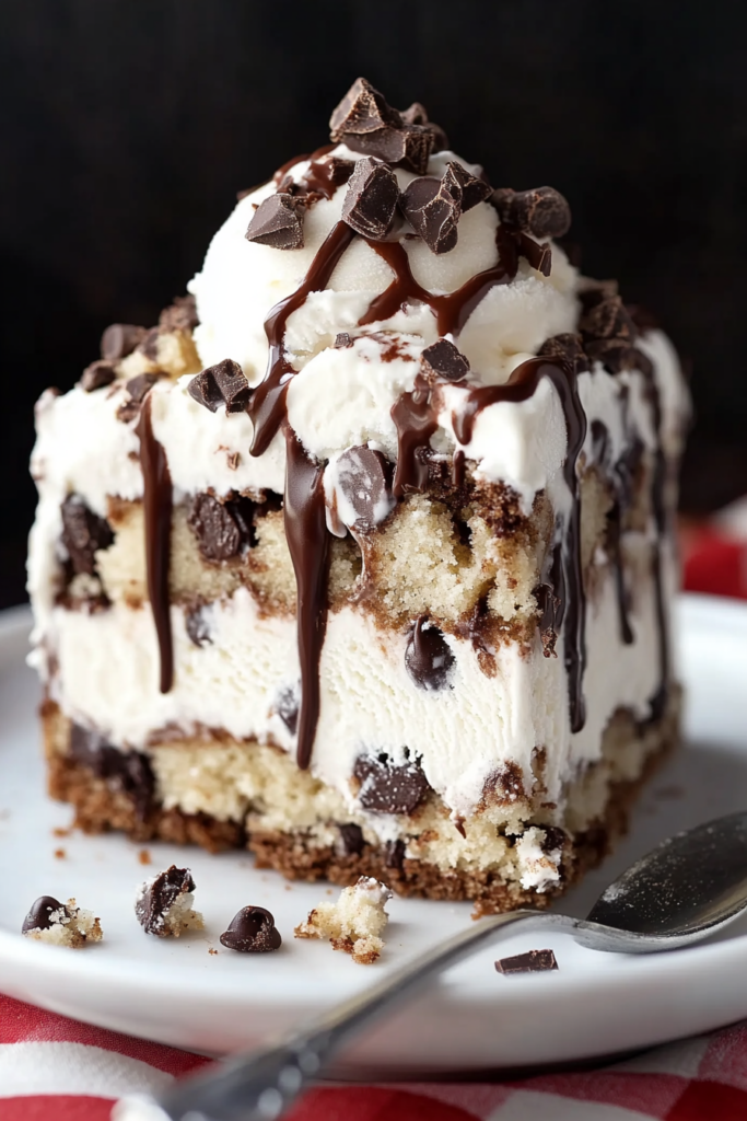 Storage Tips Chocolate Chip Cookie Ice Cream Cake