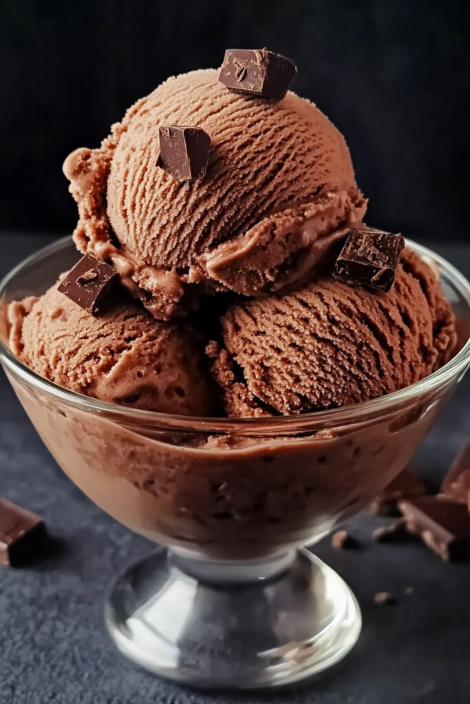 Storing Ninja Creami Keto Chocolate Ice Cream