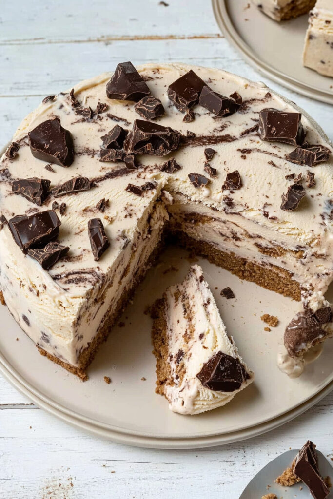 Storing Cookie Dough Ice Cream Cake