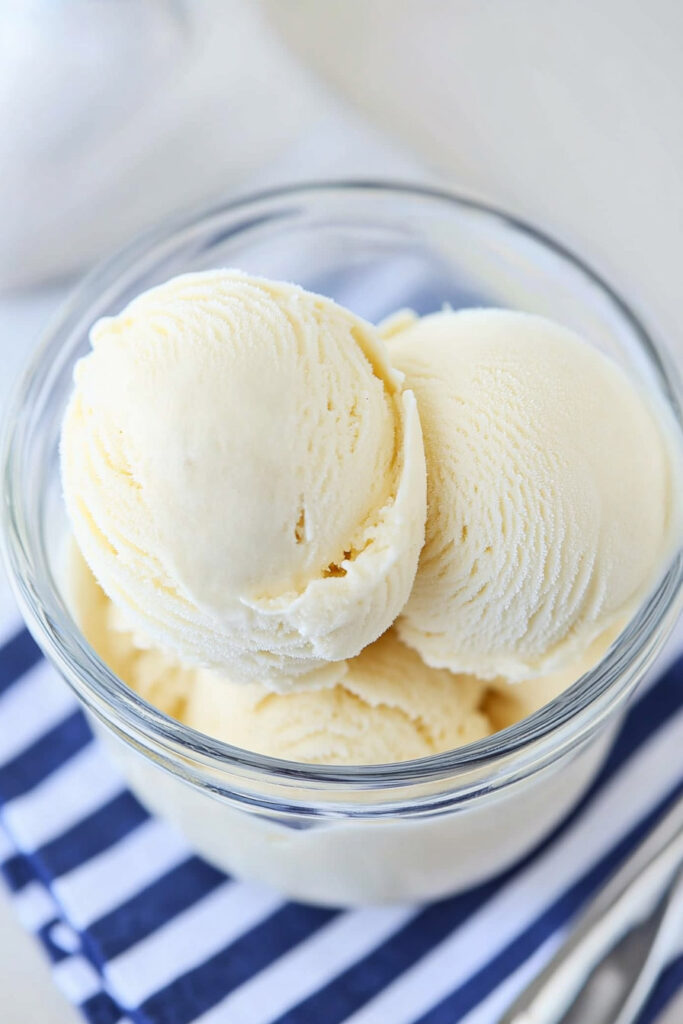 Storing Ninja Creami Sugar Free Vanilla Ice Cream