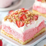 Strawberry Crunch Ice Cream Cake