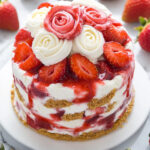 Strawberry Shortcake Ice Cream Cake