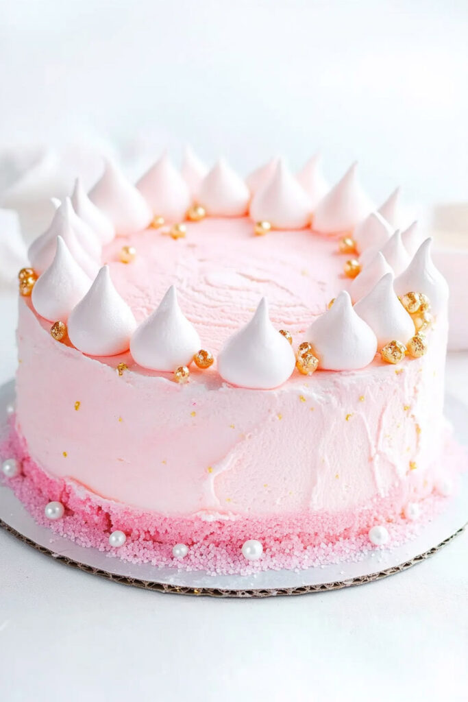 Strawberry Sundae Ice Cream Cake