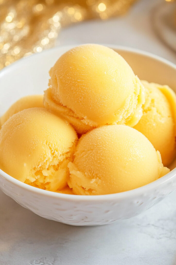 Tips for Serving Ninja Creami Peach Sorbet