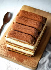 Tiramisu Ice Cream Layer Cake