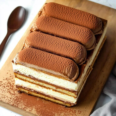 Tiramisu Ice Cream Layer Cake