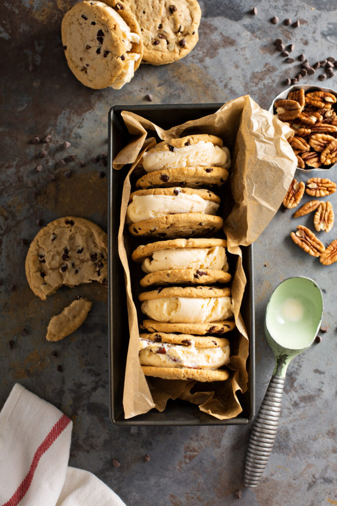 Vanilla Ice Cream Sandwiches