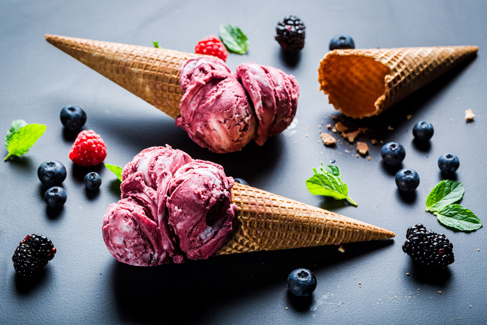 Variations Berry Swirl Ice Cream Cones