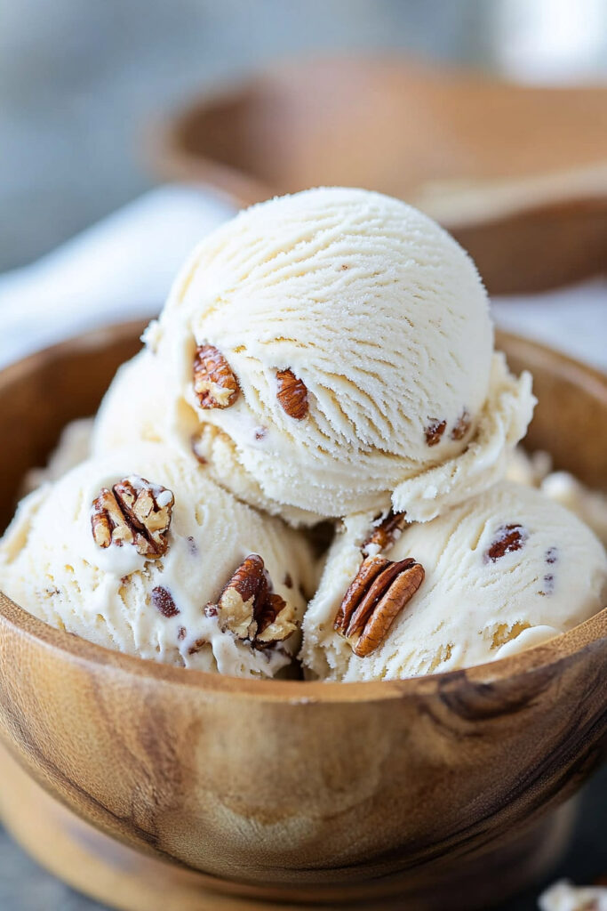 Variations No Churn Butter Pecan Ice Cream