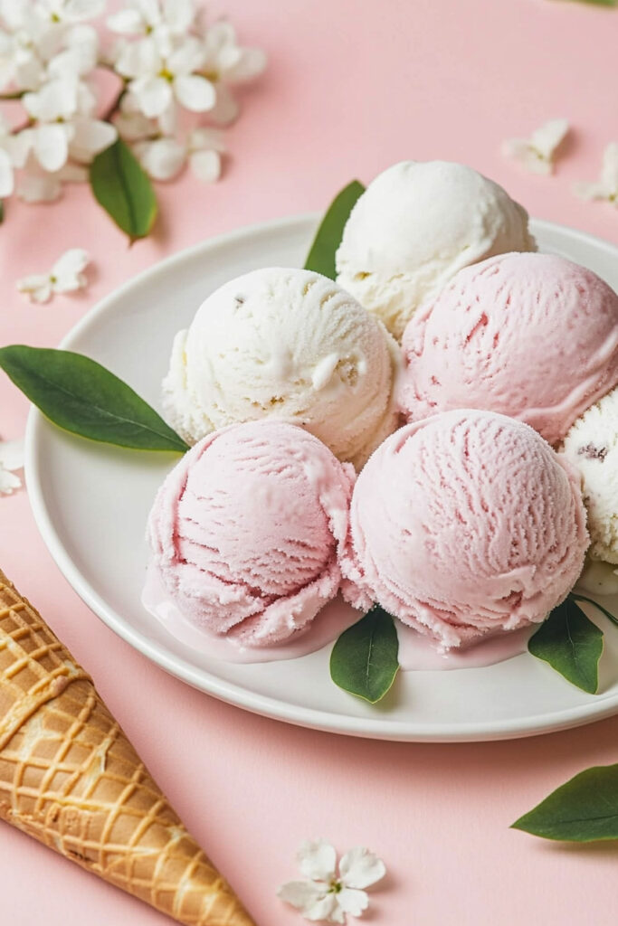 Variations Strawberry Vanilla Custard Ice Cream