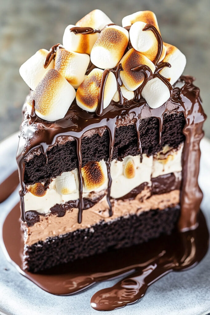 Variations S'mores Ice Cream Cake