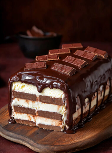 KitKat Ice Cream Cake