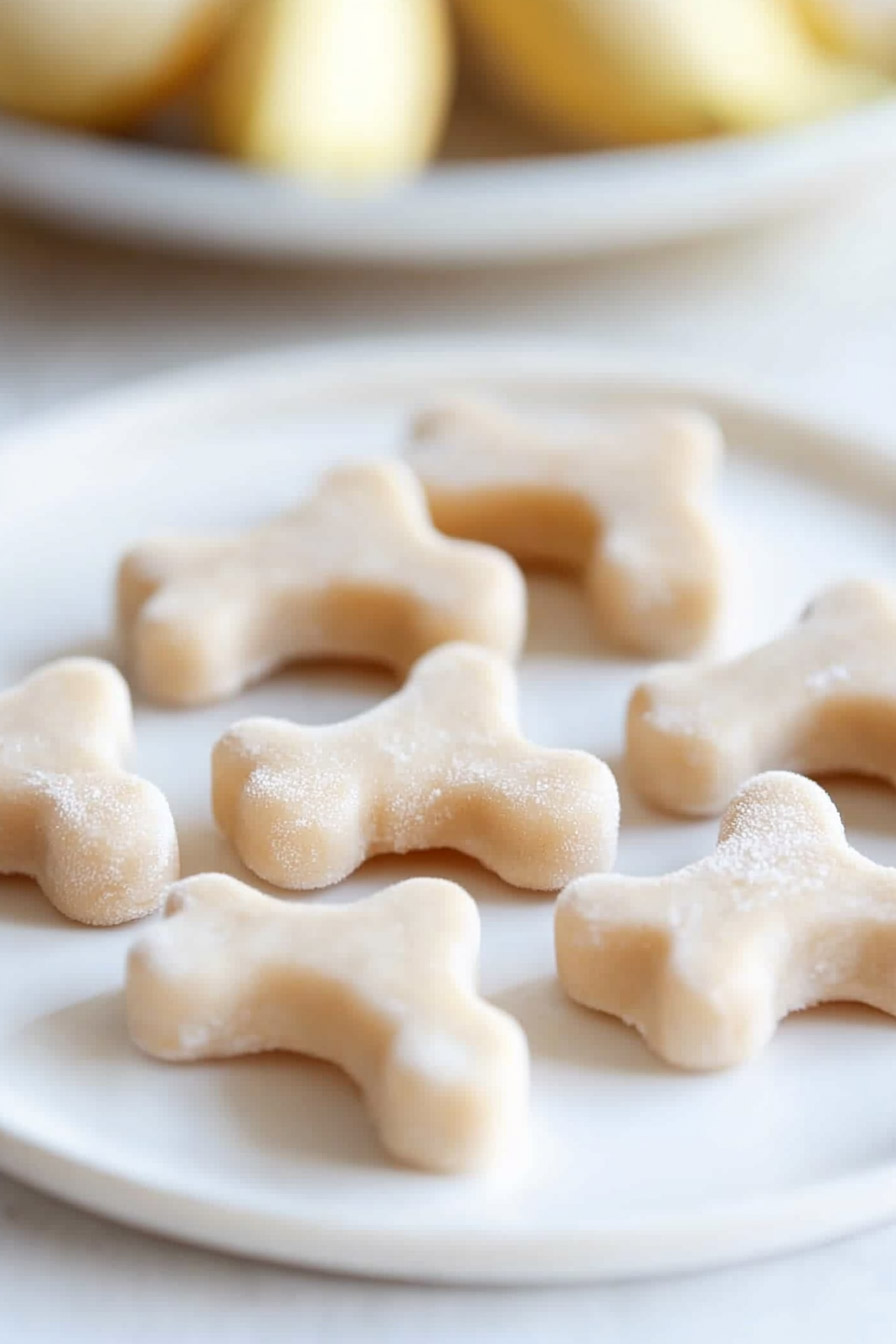 Yogurt Banana Dog Treats | Easy Frozen Recipe - Homemade Banana Split Treats For Small Breed Dogs