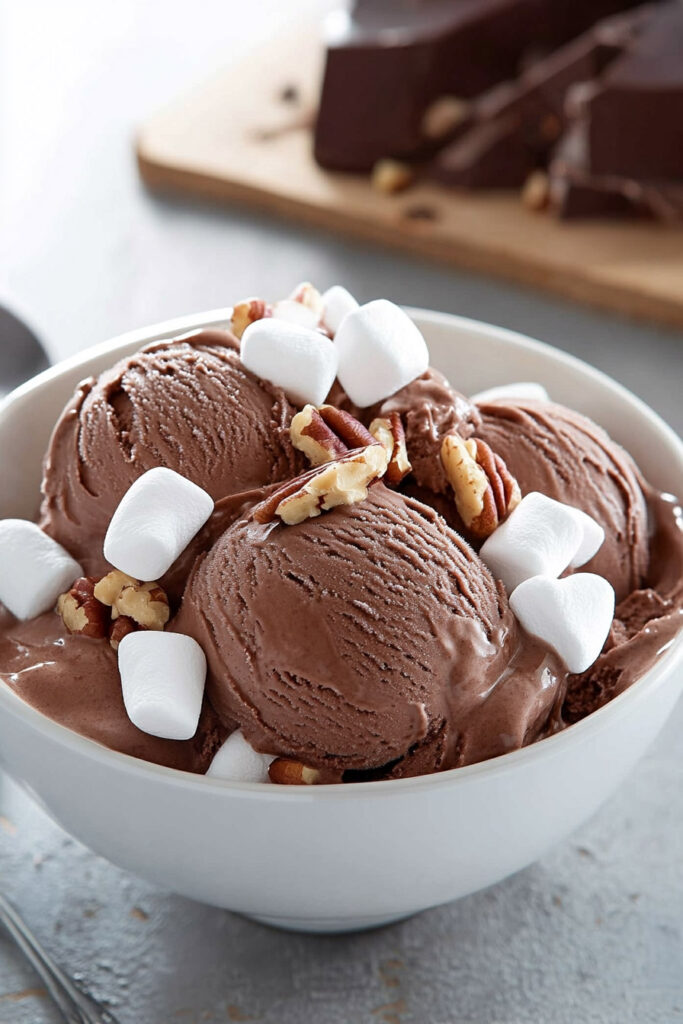 How to Make Keto Rocky Road Ice Cream