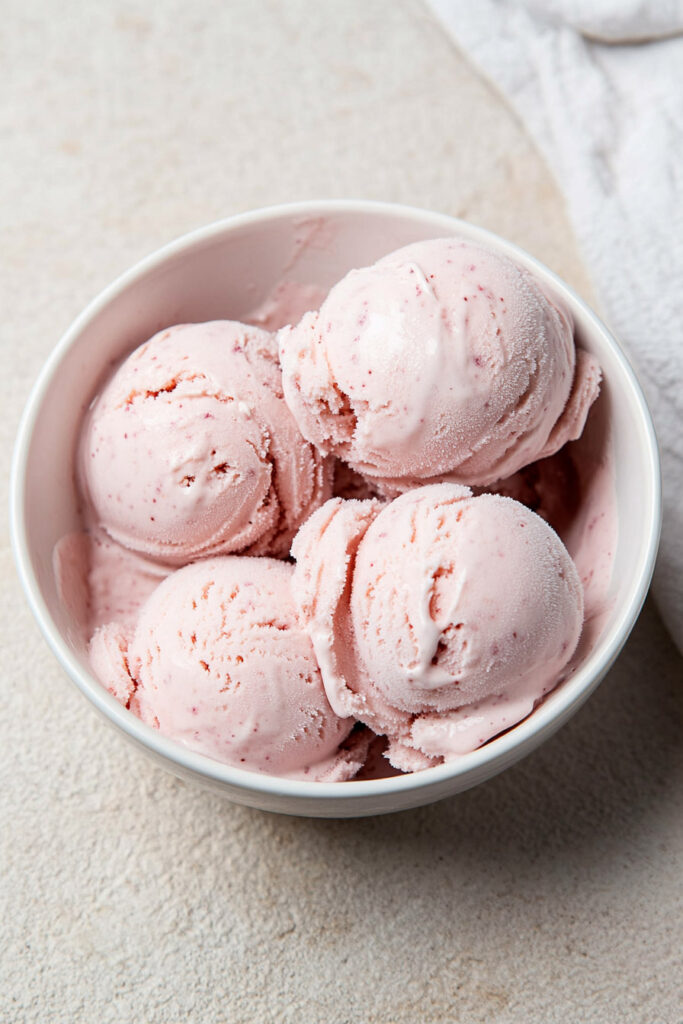 How to Make Keto Strawberry Ice Cream