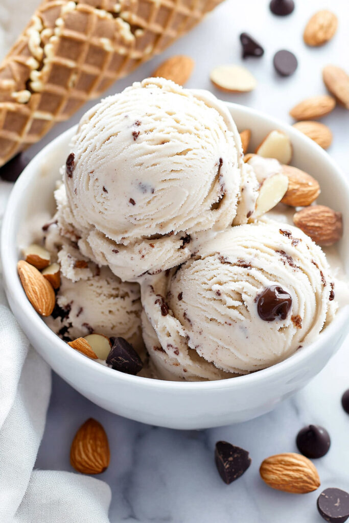 How to Serve Almond Joy Vegan Paleo Ice Cream