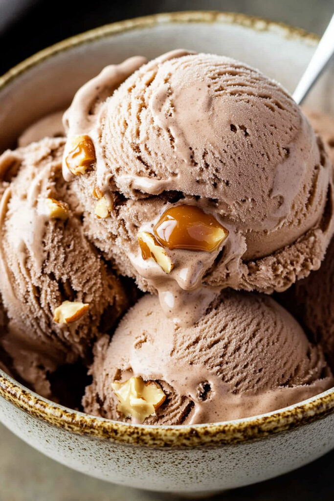 How to Serve Chocolate Peanut Butter Ice Cream