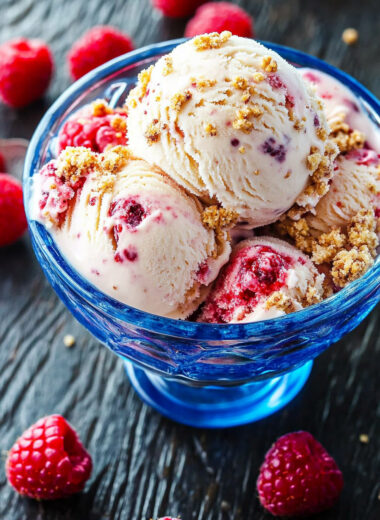 Ninja Creami Keto Raspberry Cottage Cheese Ice Cream