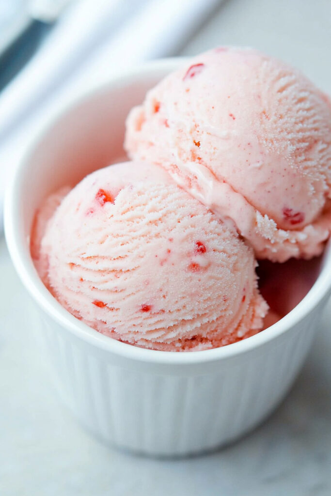 Paleo Strawberry Ice Cream