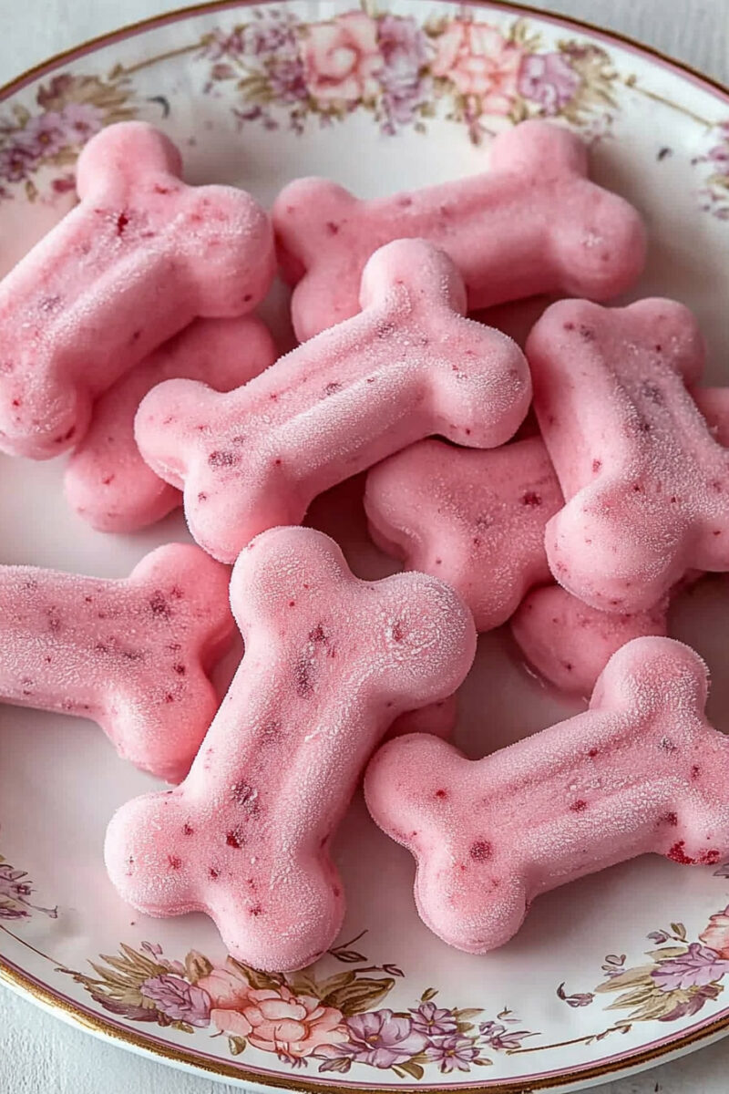 Image showcasing Strawberry Ice Cream for Dogs: Easy Homemade Recipe