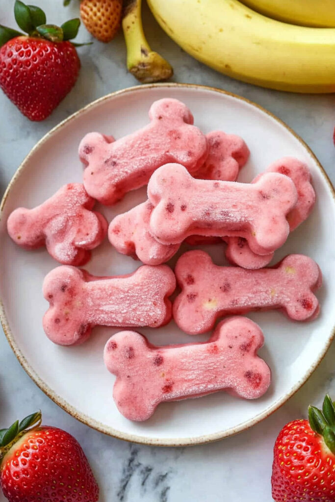 Serving Tips Strawberry Banana Dog Treats