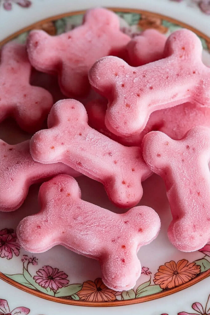 Strawberry Ice Cream for Dogs