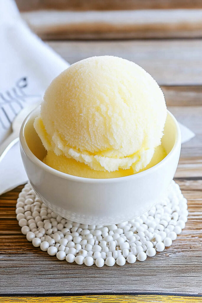 Variations Keto Lemon Sorbet