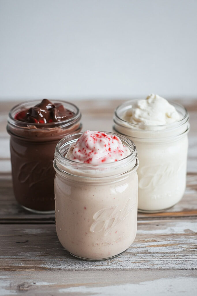 Variations Keto Mason Jar Ice Cream