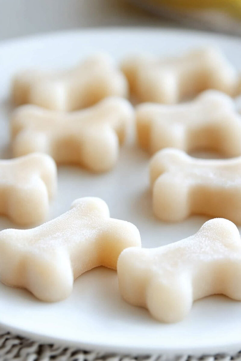 Illustration of Gourmet Dog Treats With Banana Cream Cheese Frosting Recipe