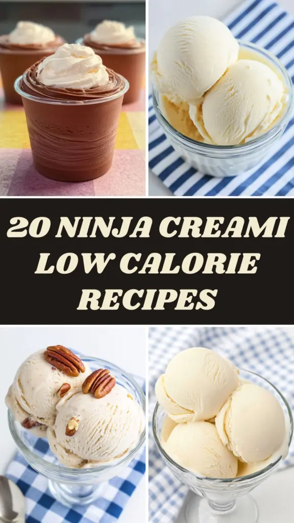 20 Ninja Creami Low Calorie Recipes 20 Ninja Creami Low Calorie Recipes