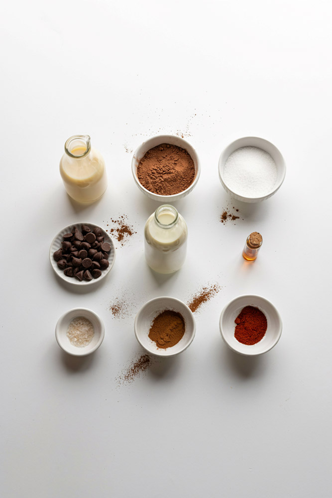 Chili Chocolate Ice Cream Ingredients