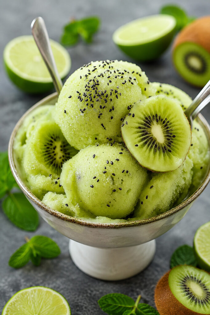 Kiwi Lime Sorbet