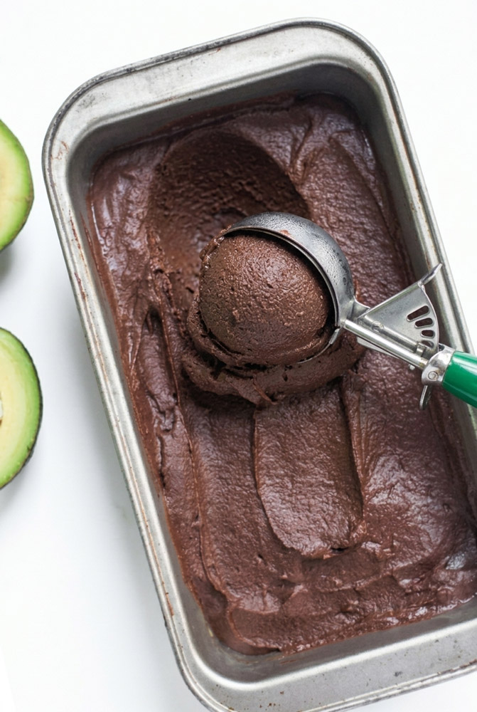 Prepare Chocolate Avocado Ice Cream
