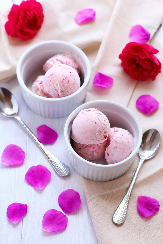 Raspberry Rose Ice Cream Recipe