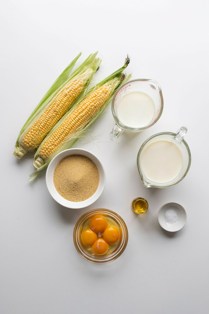 Sweet Corn Ice Cream Ingredients