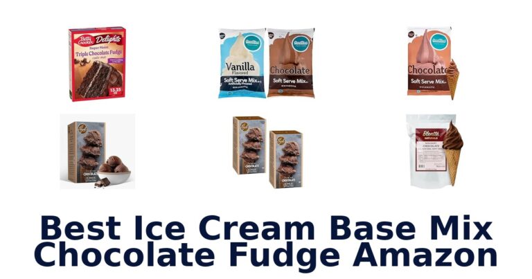 Best Ice Cream Base Mix Chocolate Fudge Amazon