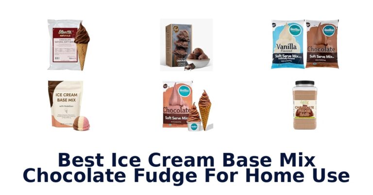 Best Ice Cream Base Mix Chocolate Fudge For Home Use