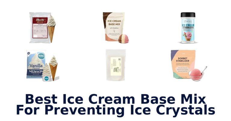 Best Ice Cream Base Mix For Preventing Ice Crystals