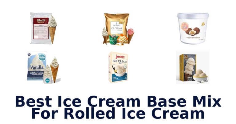 Best Ice Cream Base Mix For Rolled Ice Cream