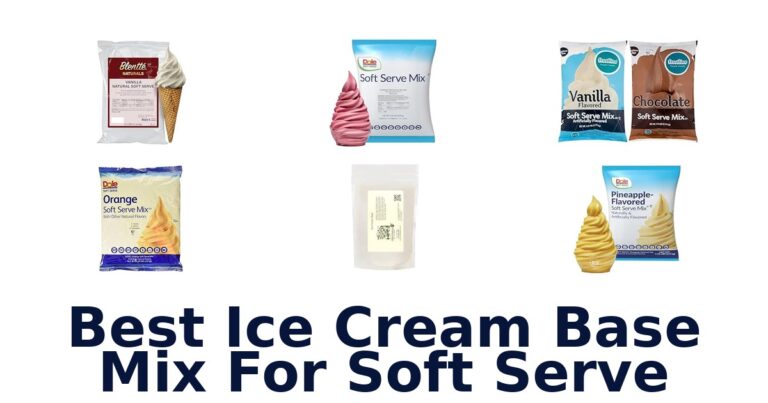 Best Ice Cream Base Mix For Soft Serve