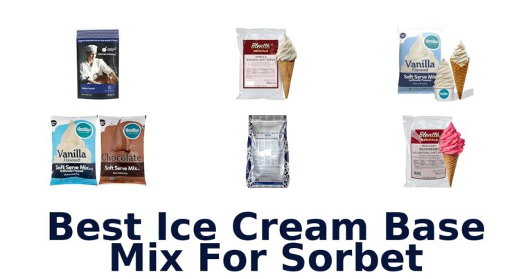 Best Ice Cream Base Mix For Sorbet