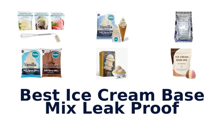 Best Ice Cream Base Mix Leak Proof