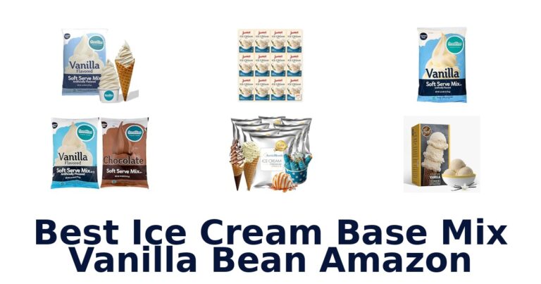 Best Ice Cream Base Mix Vanilla Bean Amazon